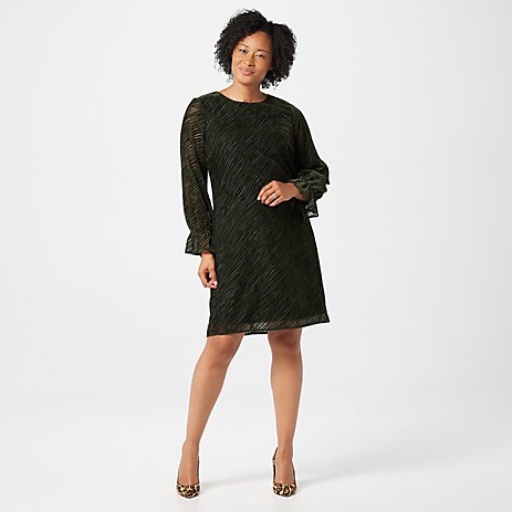 Sam Edelman Dark Green Velvet Dress